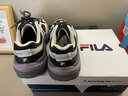 FILA斐乐跑步鞋男鞋女鞋情侣鞋掠夺者 2休闲鞋慢跑运动鞋 【女款】黑/南极灰-BA 38.5 实拍图