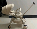 丸丫T6-2遛娃神器高景观婴儿推车可坐可躺轻便折叠换向香槟金PRO餐盘 实拍图