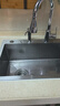 松派厨房水槽304不锈钢水槽双改大单槽水池盆洗菜盆台下盆洗碗槽 左排水槽0涂层+抽拉龙头 780*430mm【国标SUS304假一赔十】 实拍图