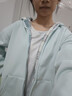 假两件连帽开衫外套女秋2025冬季韩版加绒宽松大码学生百搭卫衣女 浅蓝冬季加绒（双层面料400克） L 建议110-125斤 实拍图