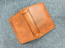 WILLIAMPOLO超薄真皮小卡包男士复古头层牛皮卡夹驾驶证名片夹皮套迷你皮夹 棕色 5卡位 实拍图