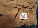 马登工装美式复古垂感灯芯绒长裤子男秋冬新款直筒修身显瘦男士休闲裤 卡其色 2XL 实拍图