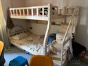 月堤湖【现货闪发】床全实木儿童床上下层实木床上下床男孩女孩子母床 原木色梯柜款*床+抽屉+书架+床垫*2 上铺宽100cm下铺宽120cm 实拍图