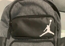 Jordan男女乔丹 聚酯纤维 飞人印花Logo 书包双肩包HM6148-091灰黑 均码 实拍图
