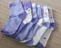 浪莎儿童袜子女童春秋四季中筒棉袜舒适透气学生袜可爱中大童耐穿袜子 实拍图