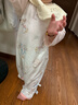 爱贝迪拉婴儿睡袋夏季七分袖桑蚕丝儿童连体睡衣宝宝空调家居服90码梦幻岛 实拍图