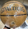 斯伯丁（SPALDING）篮球飞行员06十字型防尘吸湿皮料室内外通用7号成人青少年77-739Y 实拍图