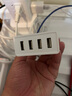 绿联多口USB充电器插座6.8A快充头四口充电头插头适用苹果iPhone17/16e15华为小米iPad平板手表 桌面款 实拍图