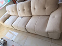 法莎蒂布艺沙发客厅现代简约直排三人位复古奶油云朵沙发雪尼尔 2.7米单扶单+单+单扶单 【时尚版雪尼尔婴儿绒】 实拍图