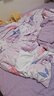 博洋（BEYOND）博洋家纺100%纯棉全棉磨毛被套被罩加厚秋冬保暖单件套床上用品 花语紫【全棉磨毛】 220*240cm 实拍图
