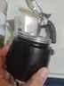 比乐蒂（Bialetti）【官方正品】摩卡壶 双阀高压手冲咖啡壶意式浓缩手动咖啡机送礼 磨豆机+2杯份+4.0电陶炉 100ml 实拍图