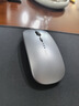 英菲克（INPHIC）M1无线鼠标可充电办公蓝牙三模电量显示静音便携适用于惠普华硕苹果IPAD笔记本电脑无限轻音 【蓝牙三模电量显示版-无线轻音】Ty-C充电金属灰 实拍图