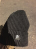 黛米安妮莎帽子男秋冬季男士针织帽户外骑行包头帽防寒防风加绒帽子女雷锋帽 深灰色 【加绒-加厚】 实拍图