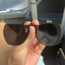 明月 京野偏光夹片变色墨镜男士开车驾驶专用眼镜女防太阳光户外夹片  偏光黑灰片18025C11 实拍图