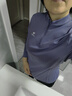 骆驼（CAMEL）长袖速干T恤女跑步健身立领运动上衣 J25CA8L6004 凝夜紫 XL 实拍图
