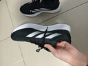 adidas DURAMO RC训练备赛轻盈体测跑鞋男女阿迪达斯官方 黑色/白色   43 实拍图