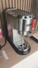 德龙（Delonghi）【政府补贴】咖啡机 半自动咖啡机 小型家用意式浓缩15Bar泵压式 手动打奶泡EC885.M EX:4 银色 实拍图