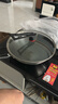 【抄低价高品质】不粘锅炒锅食品级不锈钢蜂窝炒锅电磁炉煤气灶用 单层钢单面屏【带盖】 30cm 实拍图