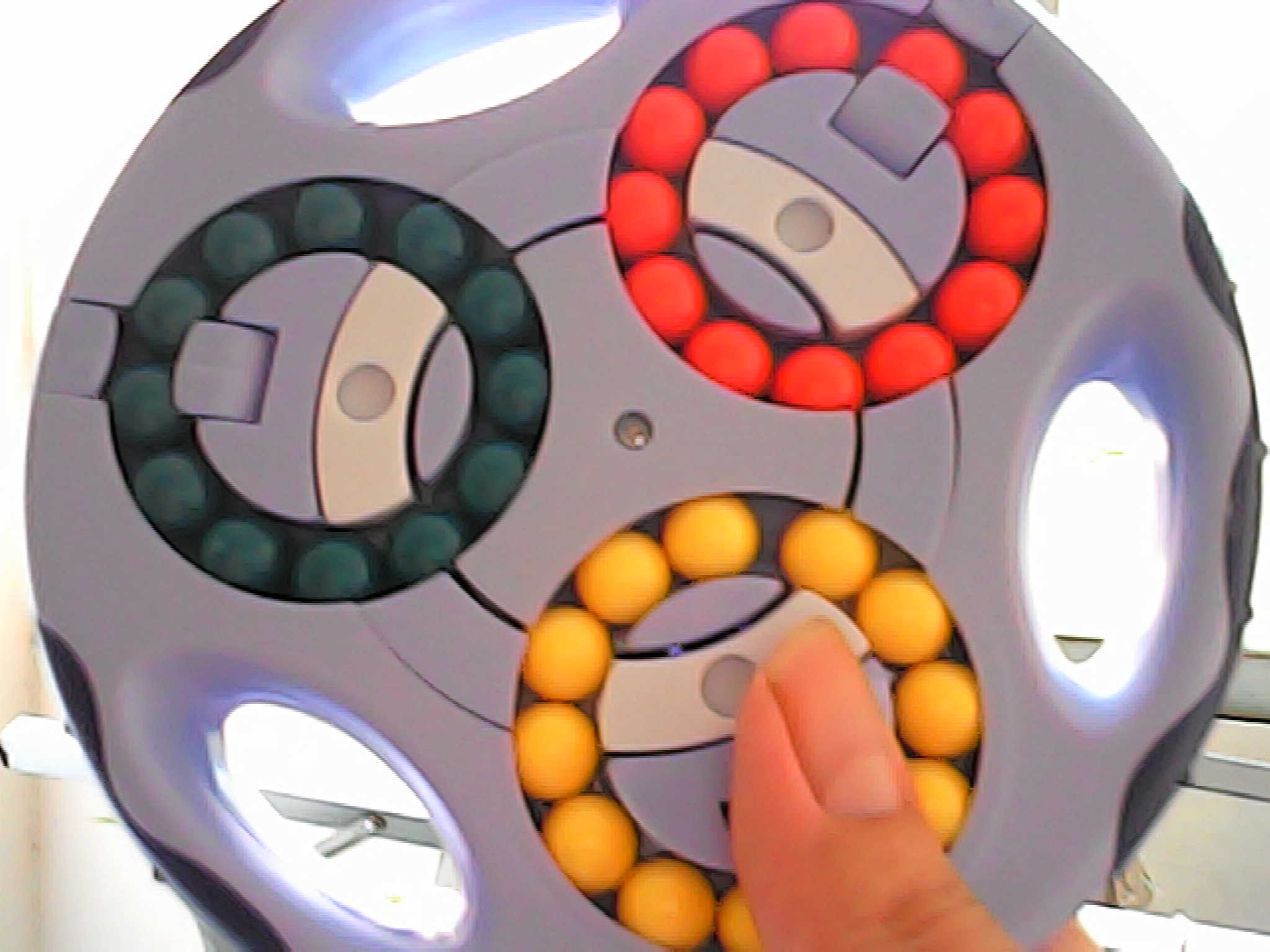 马丁兄弟魔方魔豆儿童玩具解压双平面滚珠创意减压指尖陀螺玩具生日礼物 实拍图