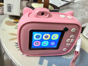 爱百分儿童相机高清数码照相机拍立得3-12岁学生玩具可打印彩色照片前后双摄男孩女孩生日六一儿童节礼物 高配粉【高清双摄+大电池+64G精美装】 实拍图