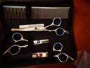 萌嘟星宠 宠物美容剪刀猫咪狗狗修毛理发用品不锈钢梳子弯剪直剪牙剪套装 实拍图