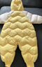 巴拉巴拉童装婴儿连体羽绒服连体衣宝宝衣服2025冬装哈衣爬服萌趣男童女童 黄色小鸡-白鸭绒 73 cm-充绒量74g 实拍图