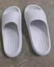 朴西新款EVA踩屎感厚底拖鞋女士居家室内情侣拖鞋男 白色 35-36 实拍图