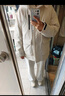 森马（Semir）防护外套|地理系列羽绒服女中长款2024宽松109724113021 实拍图