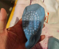 贝瑞加（Babyprints）婴儿护膝地板袜子套装夏季学爬护具儿童学步防摔防滑 2副 蓝灰S 实拍图