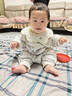 贝肽斯婴儿睡袋暖姜恒温儿童分腿睡袋婴幼儿防踢被睡衣四季双层 甜梦L 实拍图