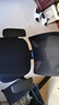 得力（deli）4900SP人体工学靠背电脑椅 舒适后仰办公椅 可升降舒棉坐垫 黑 实拍图