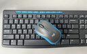 罗技（Logitech）MK275 键鼠套装 无线键鼠套装 办公键鼠套装 全尺寸 商务键鼠套装 带无线2.4G接收器 黑蓝色 实拍图