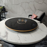 富得莱 饭菜保温板 加热菜板 暖菜板2025新款 圆形家用智能多功能带火锅电磁炉 自动恒温餐桌旋转盘神器 触控黑88cm电动旋转电磁炉火锅 实拍图