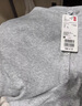 优衣库女装罗纹亨利领T恤/长袖修身短款内搭打底25新款479591 09 黑色 M /160/84A 实拍图