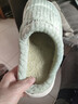 品爱质舒棉拖鞋男秋冬季包跟居家室内家用厚底保暖防滑毛毛棉鞋女凉拖鞋 【D2-3款】棉鞋绿色(女款) 40-41 【偏小1-2码】 实拍图