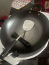 爱仕达（ASD）炒锅铸铁锅不锈无涂层平底炒菜锅34cm燃气电磁炉通用WG8334QB 实拍图