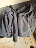 摇粒绒男士保暖秋冬夹克大码外套加绒休闲加厚开衫卫衣绒衣 W27灰色 加绒 【特价捡漏】 2XL 【130-150斤】 实拍图