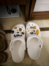 卡骆驰（CROCS）洞洞鞋贝雅男鞋女鞋轻便耐磨一脚蹬拖鞋休闲鞋|10126 白-100 39 (240mm) 实拍图