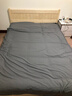 京东京造悦柔四件套 120g加厚耐用磨毛A类床单被套床上四件套 1.5米科技灰 实拍图