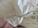 嫚熙（EMXEE）嫚熙春夏薄款纯棉月子服孕妇哺乳睡衣产后产妇家居服 奶昔黄-熊猫款两件套-带哺乳口 L【合适120-145斤 Supima棉】 实拍图