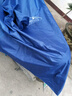 法瑞纳雨衣电动车男女双帽檐雨披加大加厚电瓶车摩托车自行车骑行雨具 9XL(电动车+摩托车遮脚款）蓝色 实拍图