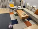 TOLI 日本东理拼接地毯客厅ins卧室防滑自吸免胶无痕1cm厚40*40cm多色 AK3572 40cm*40cm 1件 实拍图
