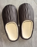 家居秋冬棉拖鞋高级感褶皱棉鞋女室内保暖加绒居家用皮拖冬天情侣 深栗棕 38-39 偏小一码 实拍图