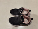 特步（XTEP）儿童童鞋女童网布鞋面基础柔软运动跑鞋 黑/浪漫粉 34码 实拍图