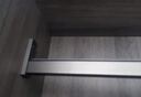 固特（GUTE）衣柜挂衣杆衣柜挂架防滑晾衣杆衣服杆裁切定制衣柜内横杆子送底座 91-110cm「钛空灰」 顶装/侧装两用 实拍图