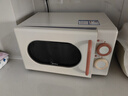 美的小滋味系列微波炉变频家用小型奶油风百搭复古转盘式一级能效低频轻音20L预制菜加热（M2H1） 实拍图