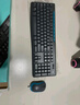 罗技（Logitech）MK275 键鼠套装 无线键鼠套装 办公键鼠套装 全尺寸 商务键鼠套装 带无线2.4G接收器 黑蓝色 实拍图