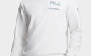 FILA斐乐官方卫衣男子针织长袖套头衫秋冬季简约休闲圆领健身运动上衣 铅粉白-IV L 175/96A 实拍图