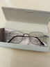 蔡司（ZEISS）镜片近视眼镜框男超轻纯钛方框近视镜架女防蓝光辐射可配度数散光 黑银-中框 配1.67非球面镜片(0-800度) 实拍图