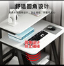 舒客艺家电脑桌台式书桌家用卧室学习桌学生学习桌子小户型工作台转角书桌 雪白双层学习桌60*50+送万向轮 实拍图